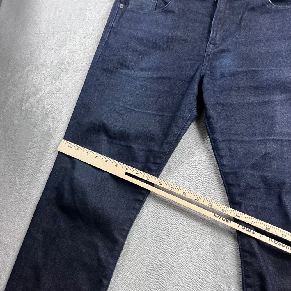 Banana Republic Traveler Slim Fit Jeans Mens 34x30 Dark Wash Indigo Blue